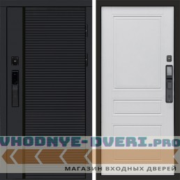 Входная дверь  Smart (Смарт) Black Line Классика Белый матовый
